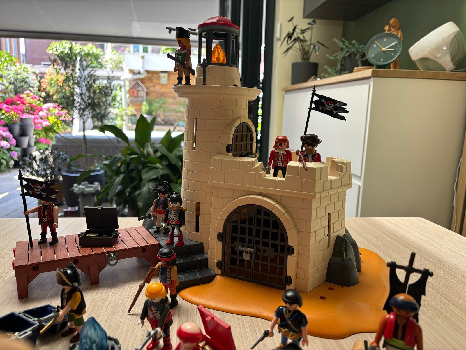 Playmobil Piraten Fort met Figuren en Accessoires, Ophalen, Pirates, Gebouw, Complete set