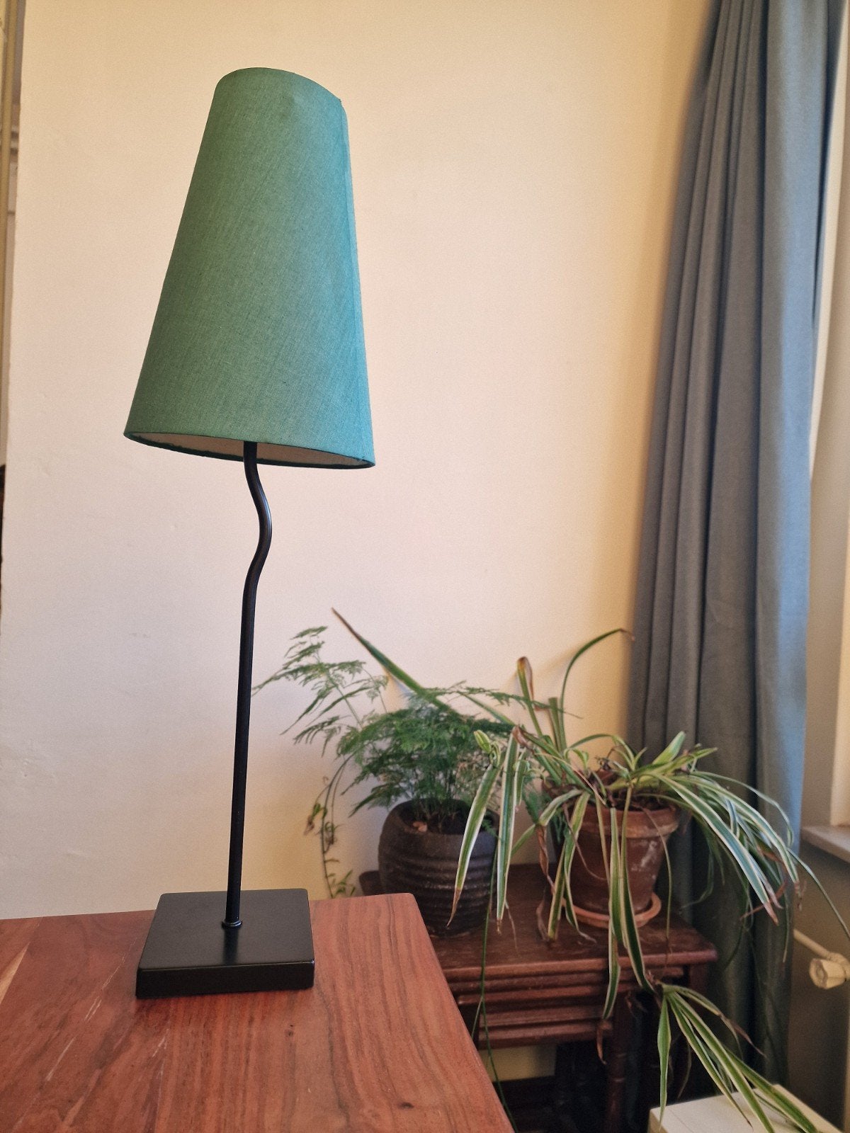 Lief schattig lampje - 60x17cm met E14 fitting, Ophalen, Gebruikt, Groen, Met schakelaar