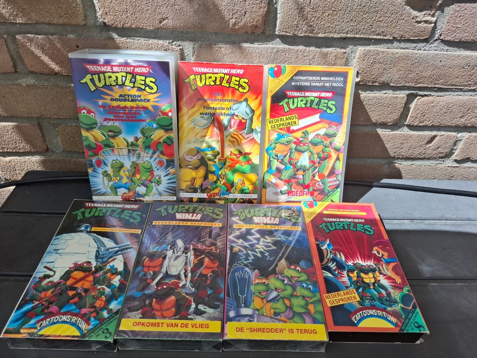 Teenage mutant hero Turtles videobanden vhs, Cd's en Dvd's, VHS | Kinderen en Jeugd, Ophalen of Verzenden