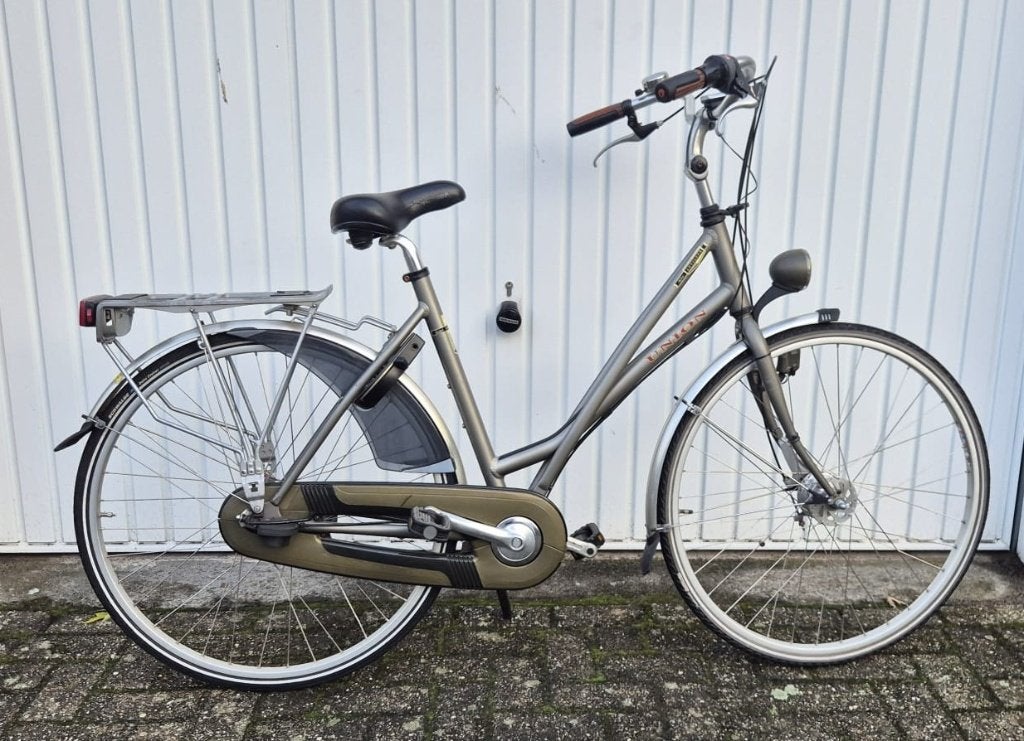 te koop mooie Union damesfiets, Gebruikt, Versnellingen, 56 cm of meer, Trommelrem
