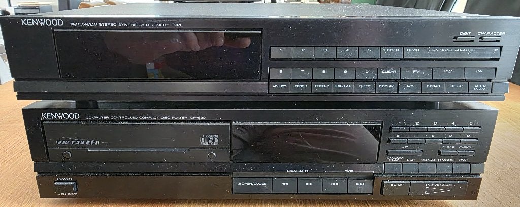Kenwood DP-920 CD-speler en T-92L Tuner, Gebruikt, Losse componenten, Cd-speler, Ophalen