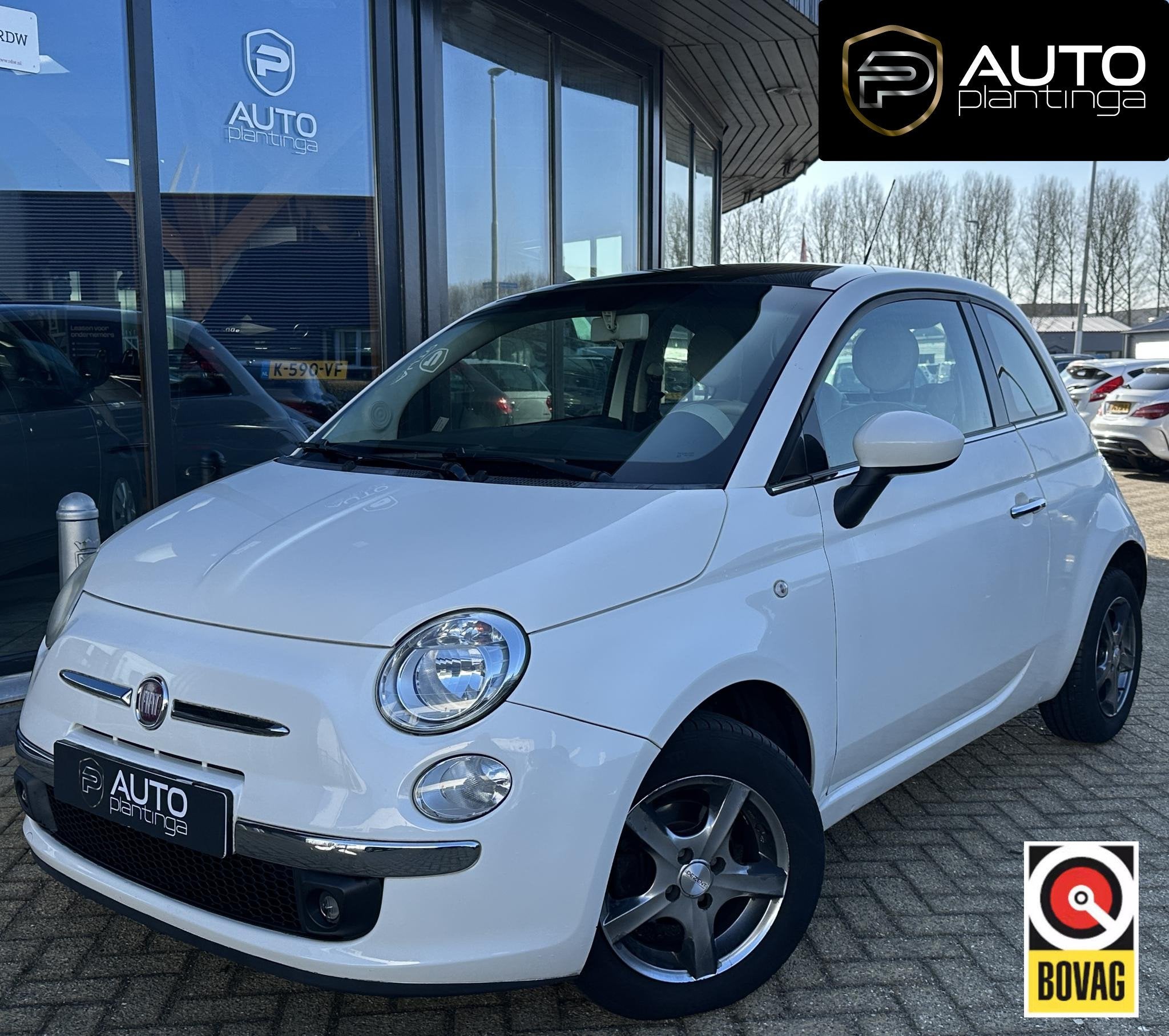 Fiat 500 1.2 Lounge | Zeer Nette Staat | Nieuwe APK | Pano |, Auto's, Fiat, Voorwielaandrijving, Euro 5, Stof, Gebruikt