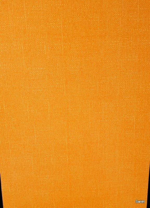 6501 oranje retro vintage wallpaper seventies stijl swiet, Ophalen of Verzenden, Oranje