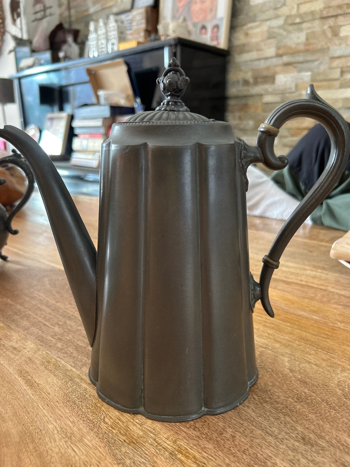 Antieke James Deakin & Sons Sheffield Theepot, Ophalen of Verzenden