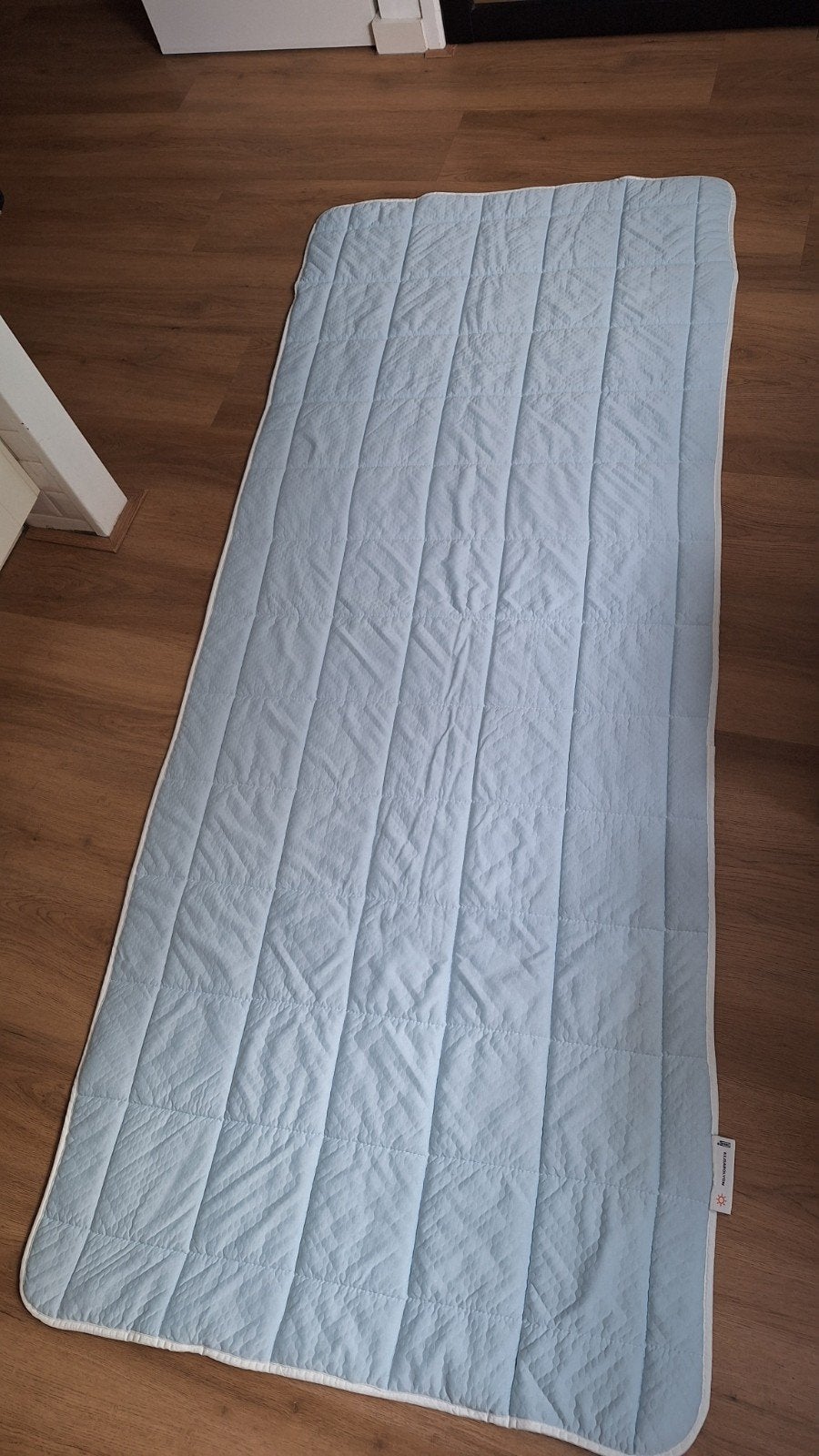 Matrasbeschermer 2x Nieuw, Huis en Inrichting, Slaapkamer | Beddengoed, Ophalen, Eenpersoons, Blauw, Matrasbeschermer