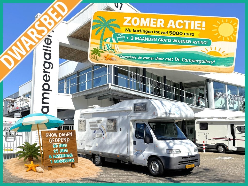 Hymer Swing 622 DWARSBED + HEFBED INRUILKOOPJE! GELIJKVLOERS, Caravans en Kamperen, Campers, Alkoof, Fiat, Bedrijf, Hymer