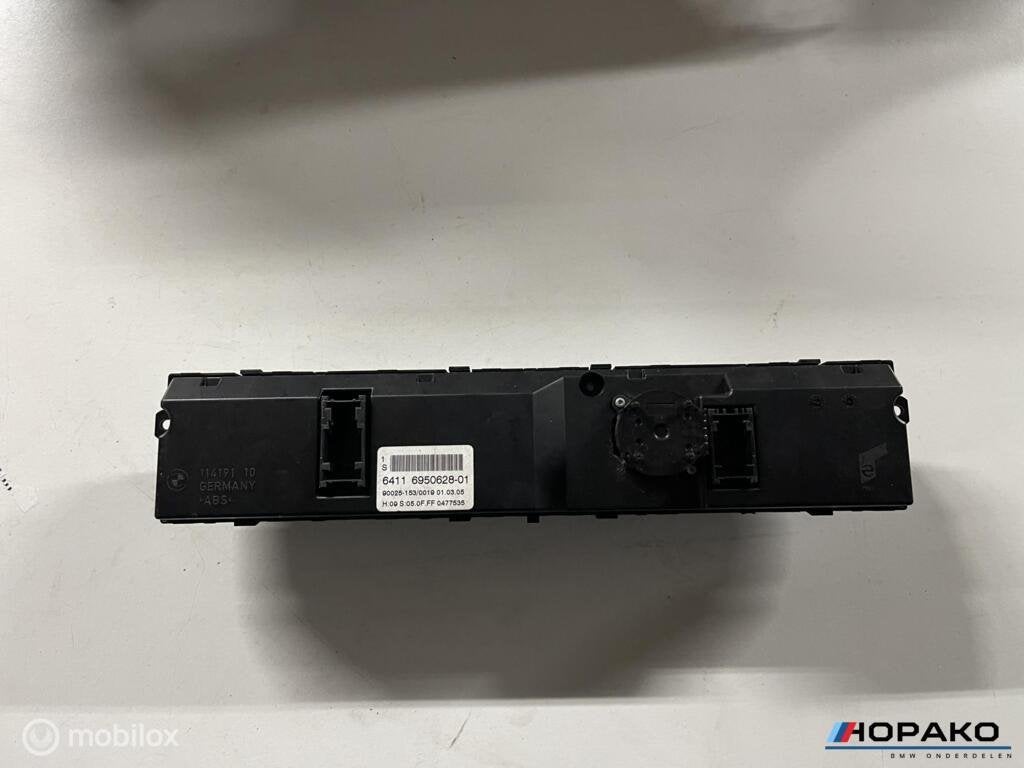 Climatronic paneel BMW 5 serie E60 E61 6411 6950628-01, Gebruikt, Einsteinlaan 5 rijswijk, Bmw, Ophalen of Verzenden