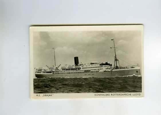 scheepvaart-foto-VLISSINGEN-werf de schelde-SIBAJAK, Verzamelen, Ophalen of Verzenden, 1940 tot 1960, Zuid-Holland