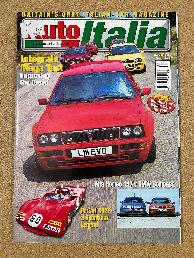 Auto Italia November 2001 Engels, Verzenden, Gelezen, Algemeen