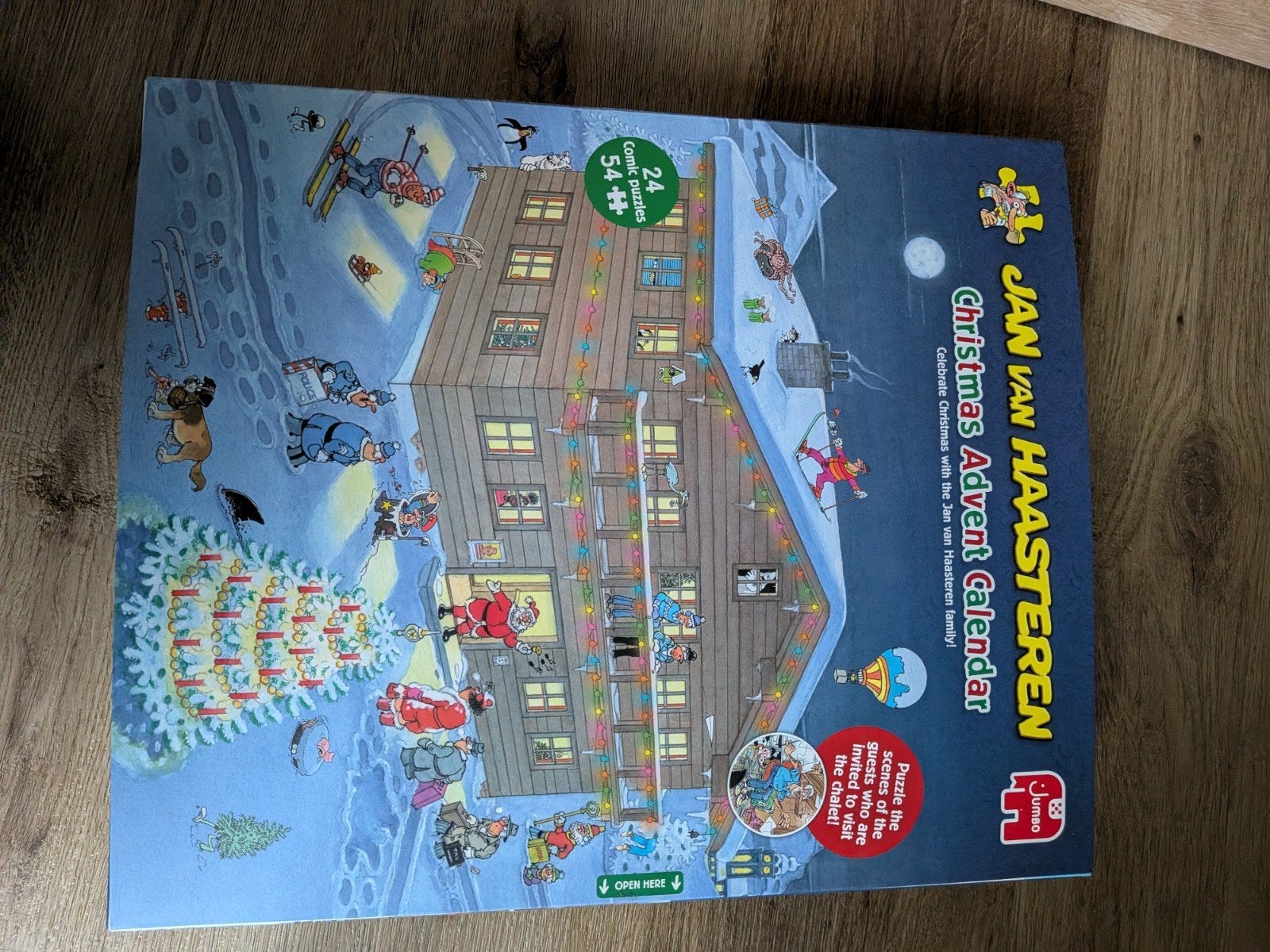 Jan van Haasteren Christmas Advent Kalender Puzzel, Ophalen, 500 t/m 1500 stukjes, Zo goed als nieuw, Legpuzzel
