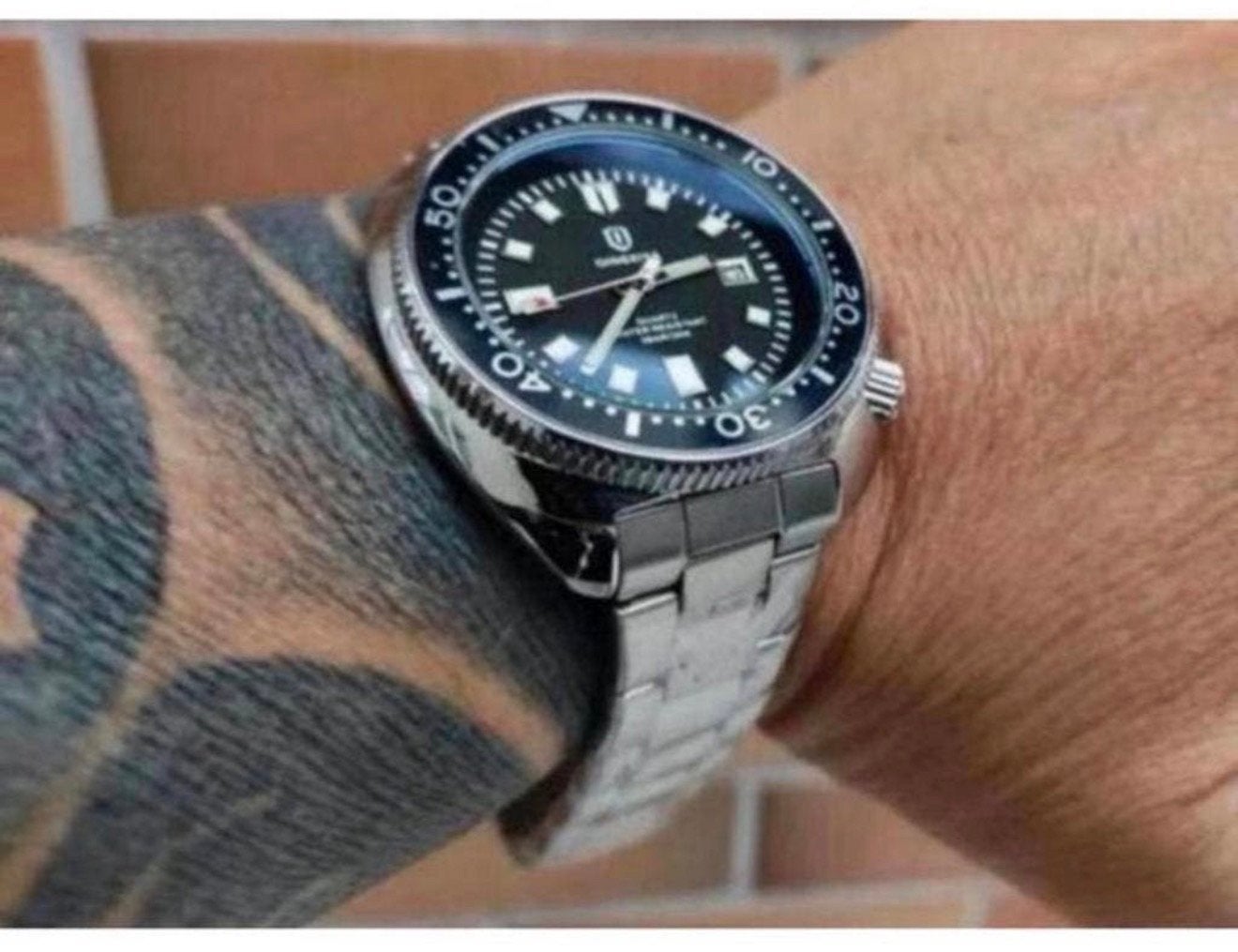 Turtle Captain Willard NIEUW heren horloge watch waterdicht, Nieuw, M, Ophalen of Verzenden, Waterdicht