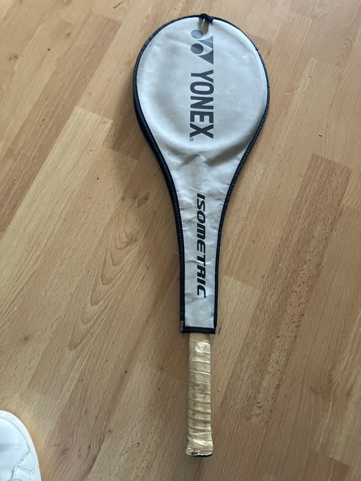 Yonex Isometrisch Badminton Racket met Hoes, Ophalen of Verzenden, Gebruikt, Racket(s)
