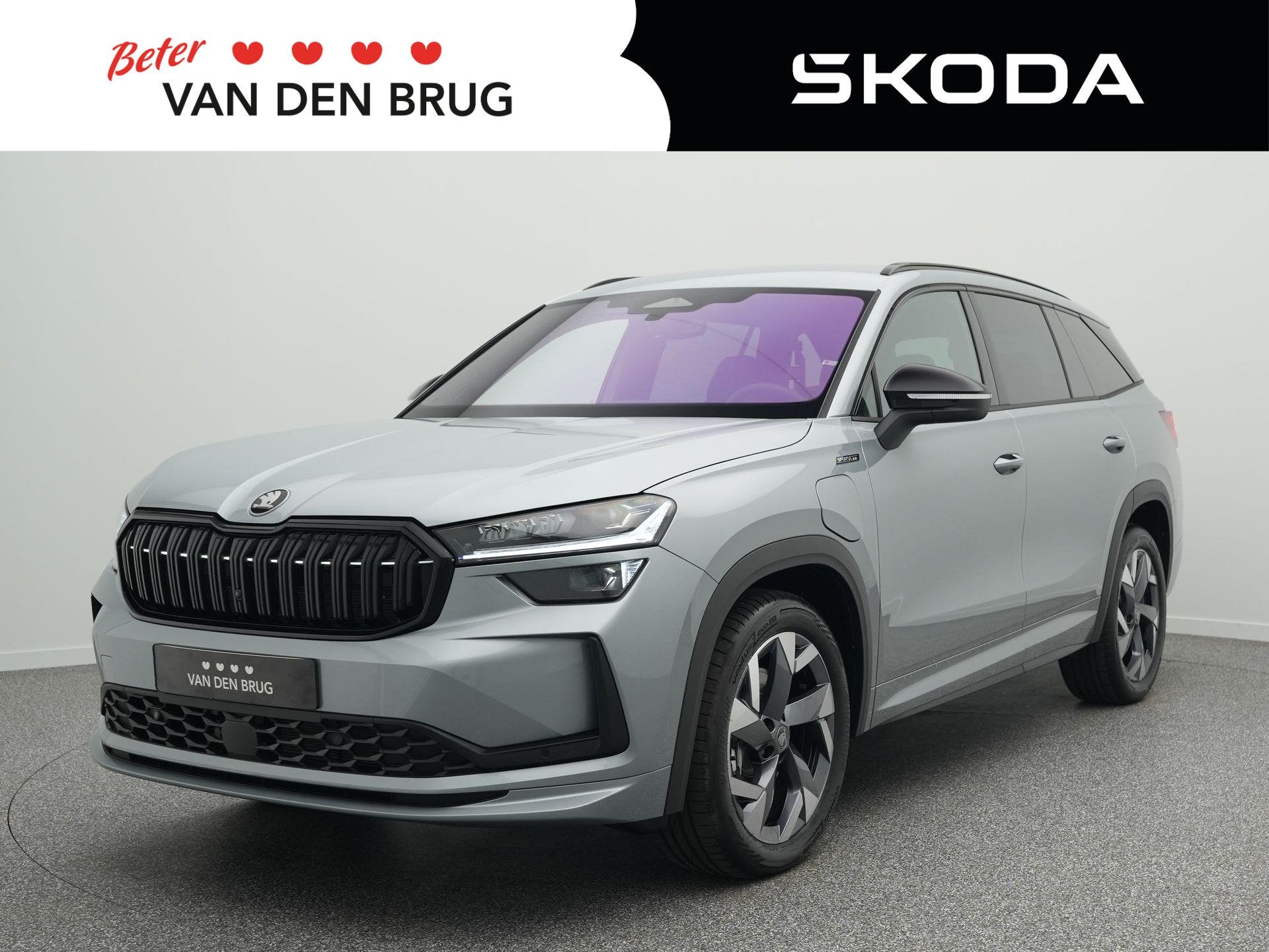 Skoda Kodiaq 1.5 TSI 204pk PHEV Sportline Business | Stoelve, Auto's, 26 kWh, Plug-in hybride, Bedrijf, 1813 kg