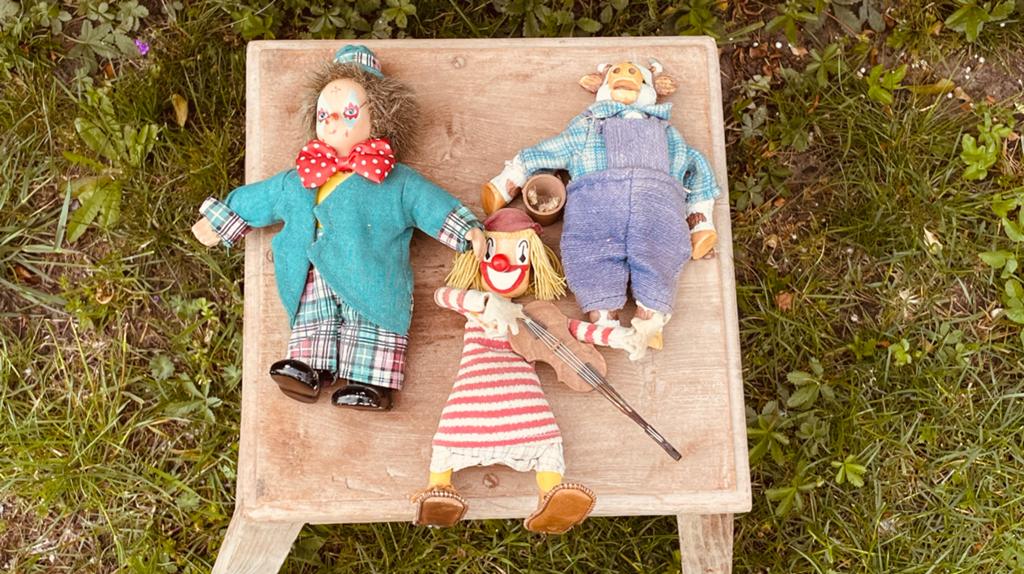 Vintage stoffen poppen uit de jaren 1980/1990, Ophalen of Verzenden