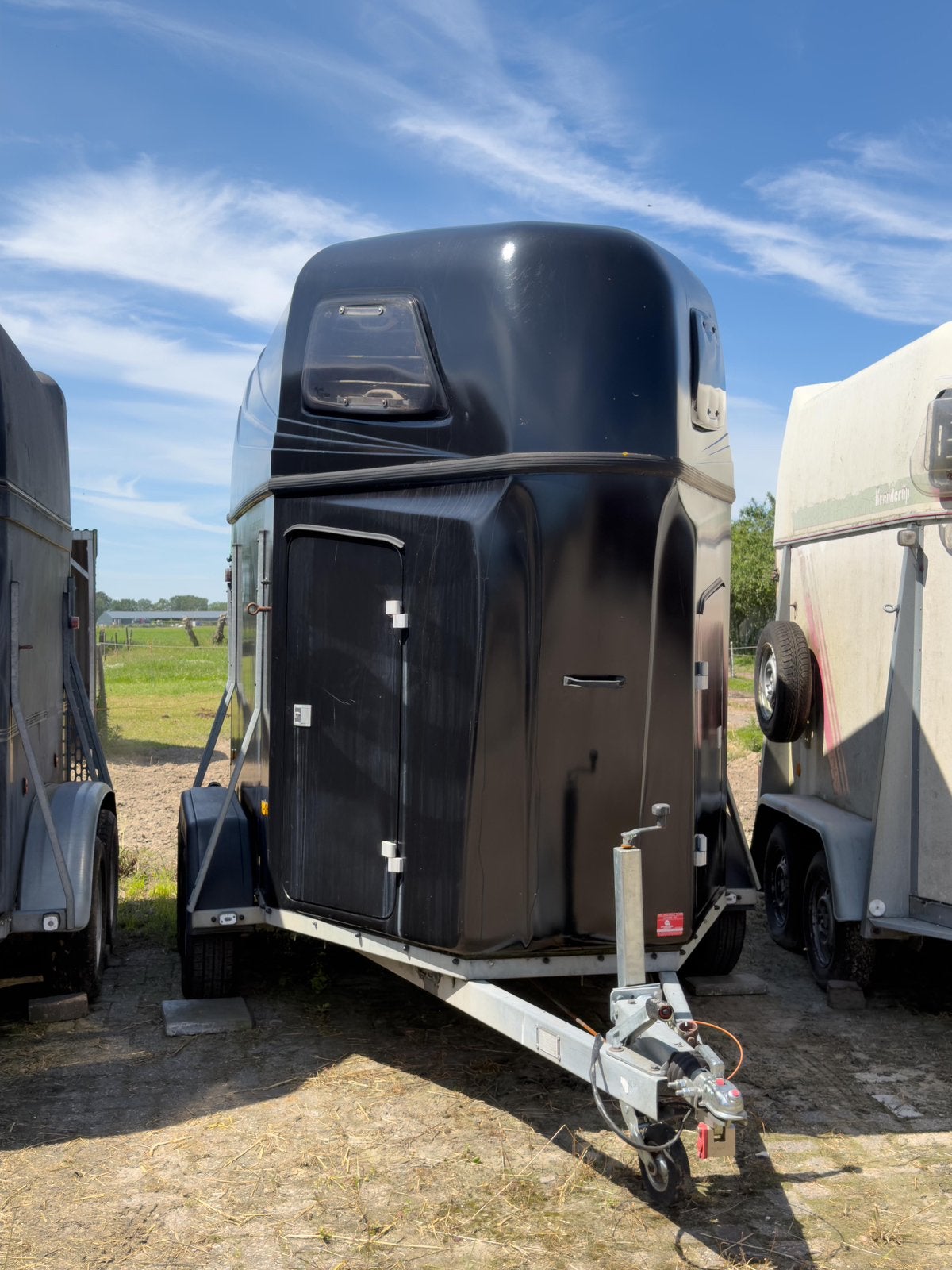 Hotra 2 paardstrailer, Ophalen, Gebruikt, Aluminium, 2-paards trailer