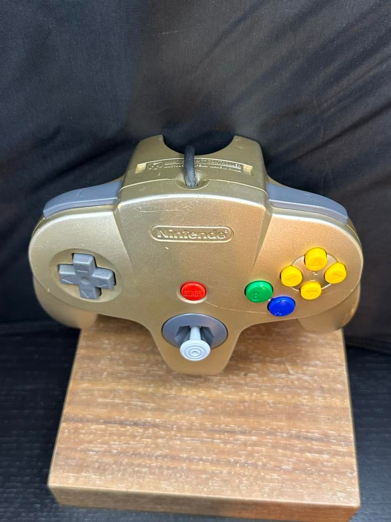 Nintendo 64 Controller Goud - Refurbished met Nieuwe Joystic, S, Refurbished, Ophalen of Verzenden, H