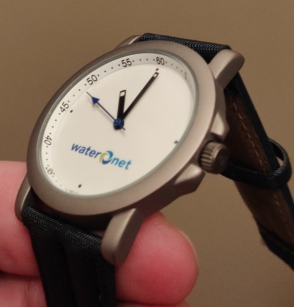 Waternet AGV Amstel Gooi en Vecht Amsterdam quartz horloge, Ophalen of Verzenden, Nieuw, Gebruiksvoorwerp
