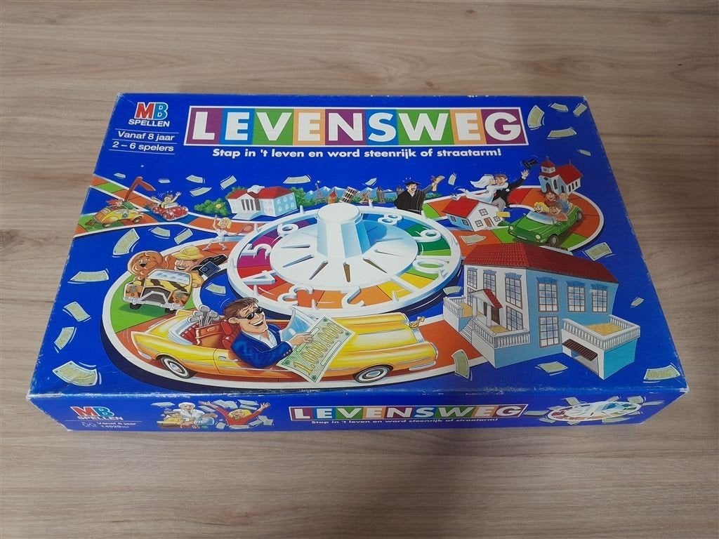 levensweg mb spellen blauwe doos [s1176], Verzenden, Zo goed als nieuw