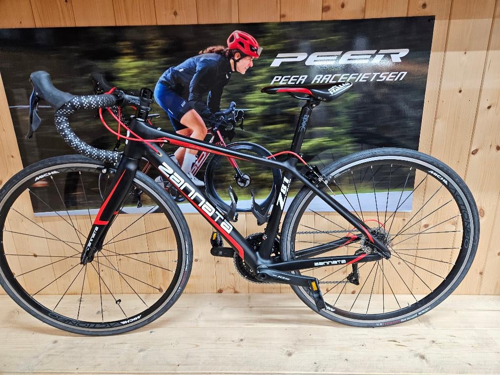 Zannata Z81 Full Carbon Maat XS Shimano 105 2x11 dames jeugd, Carbon, Minder dan 49 cm, Zo goed als nieuw, Meer dan 20 versnellingen