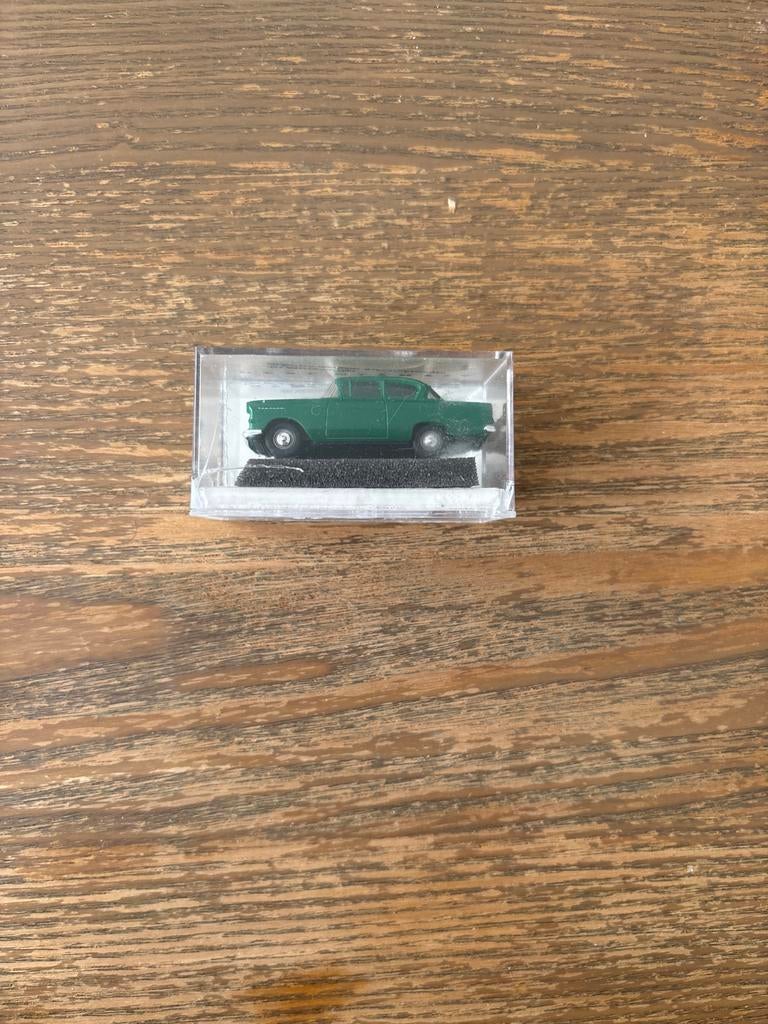 Opel Olympia modelauto - Groen, Hobby en Vrije tijd, Modelauto's | 1:87, Ophalen of Verzenden, Zo goed als nieuw, Auto, Overige merken