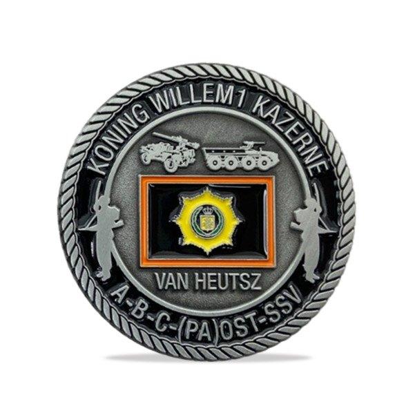 48 Painfbat COIN, Verzamelen, Militaria | Algemeen, Ophalen of Verzenden, Landmacht, Nederland, Embleem of Badge