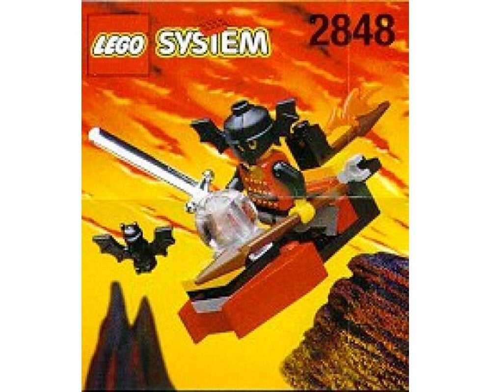 Lego Castle Fright Knights Set 2848 - Flying Machine, Kinderen en Baby's, Ophalen of Verzenden, Gebruikt, Complete set, Lego