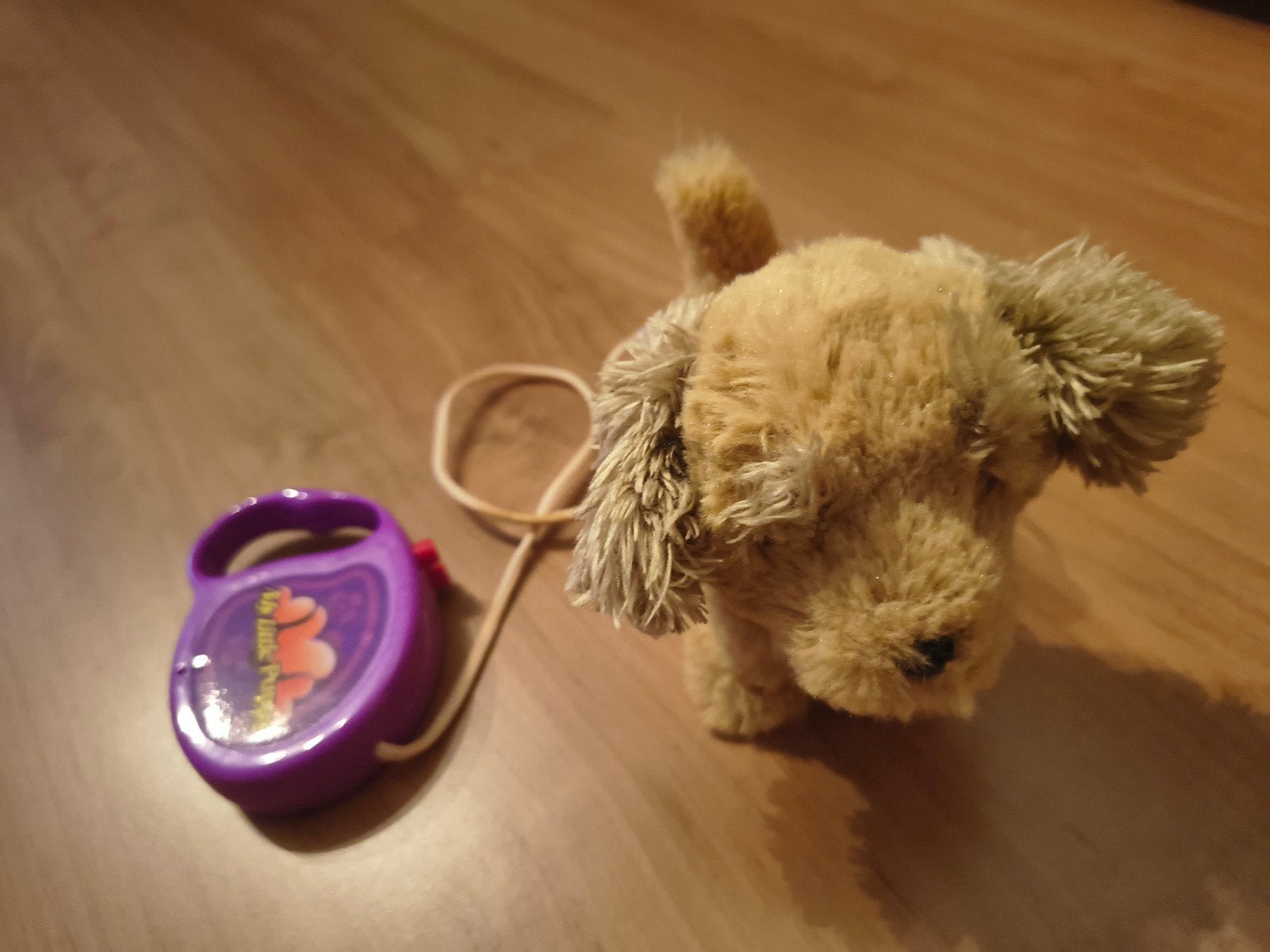 Interactieve knuffelhond met looplijn, Gebruikt, Interactief, Bruin, Hond