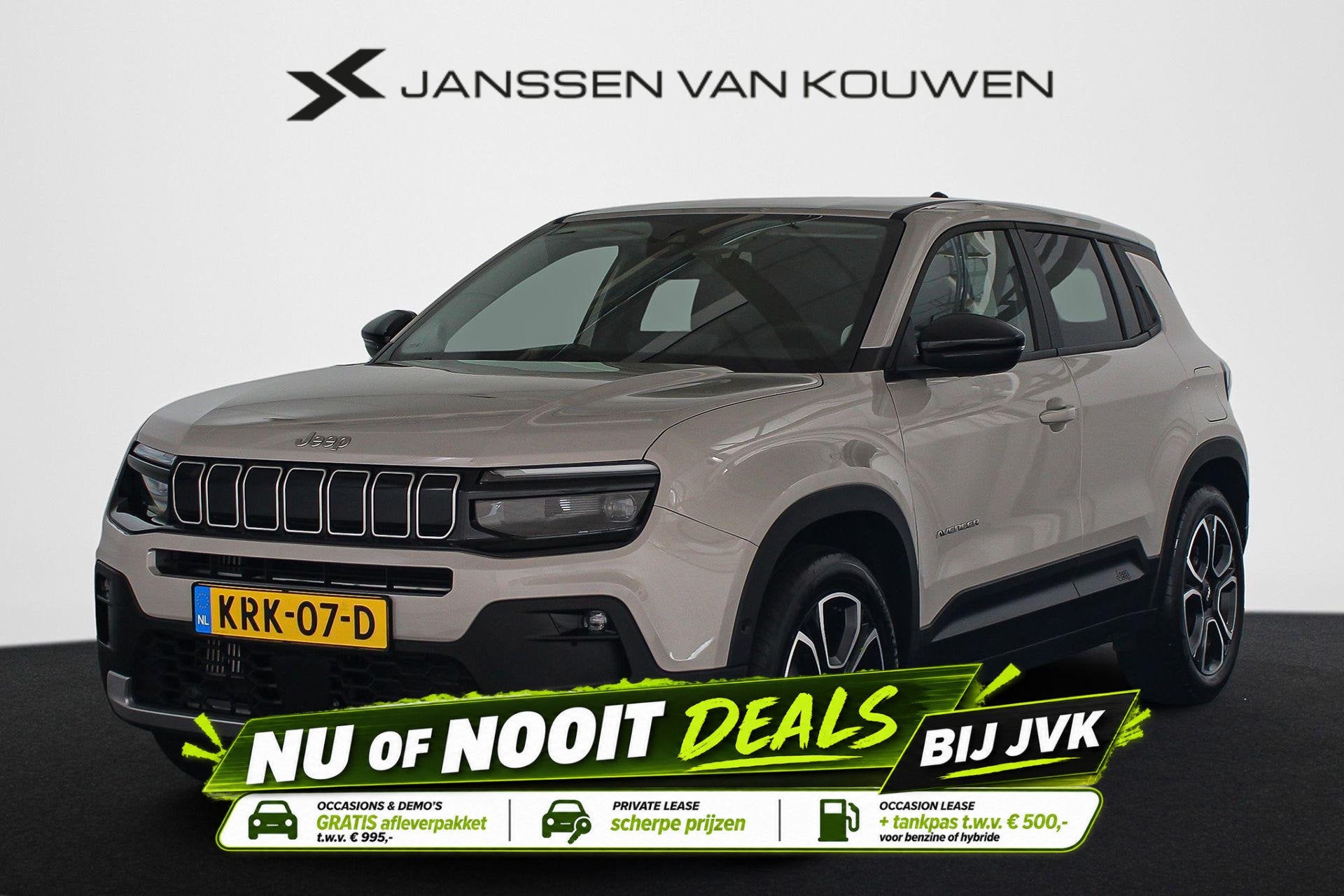 Jeep Avenger 1.2 e-Hybrid Summit Adaptive Cruise Keyless JBL, Auto's, Gebruikt, 1199 cc, 620 kg, Bedrijf