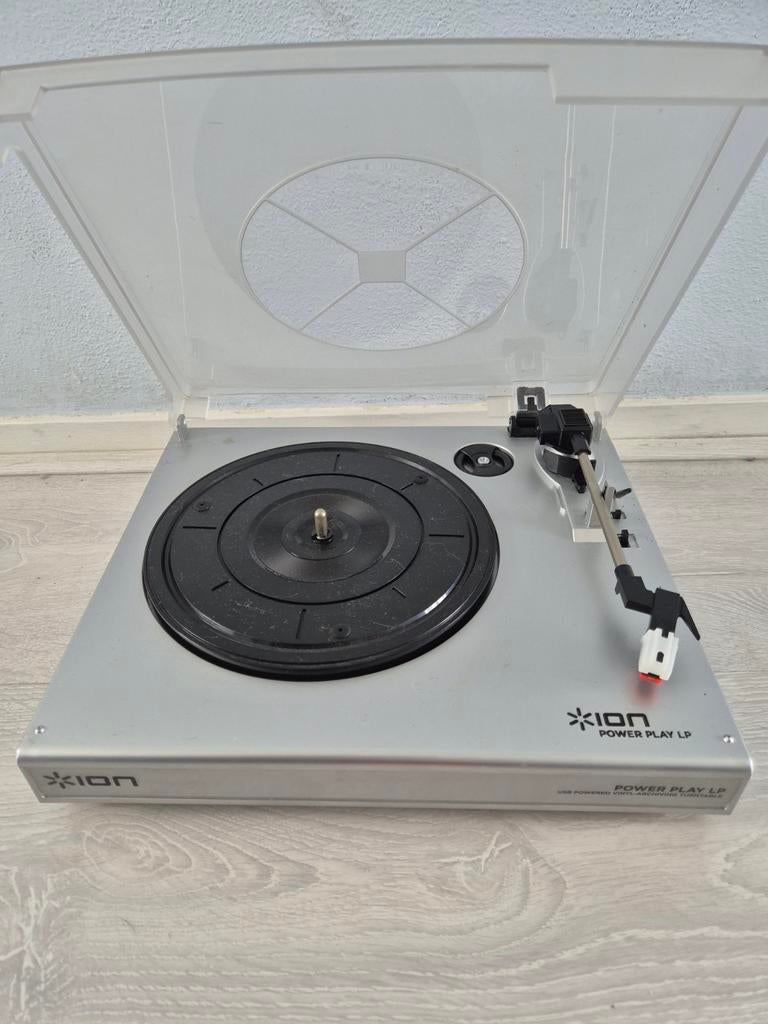 Ion Power Play LP Platenspeler - USB Aansluiting, Overige merken, Ophalen of Verzenden, Zo goed als nieuw, USB-aansluiting