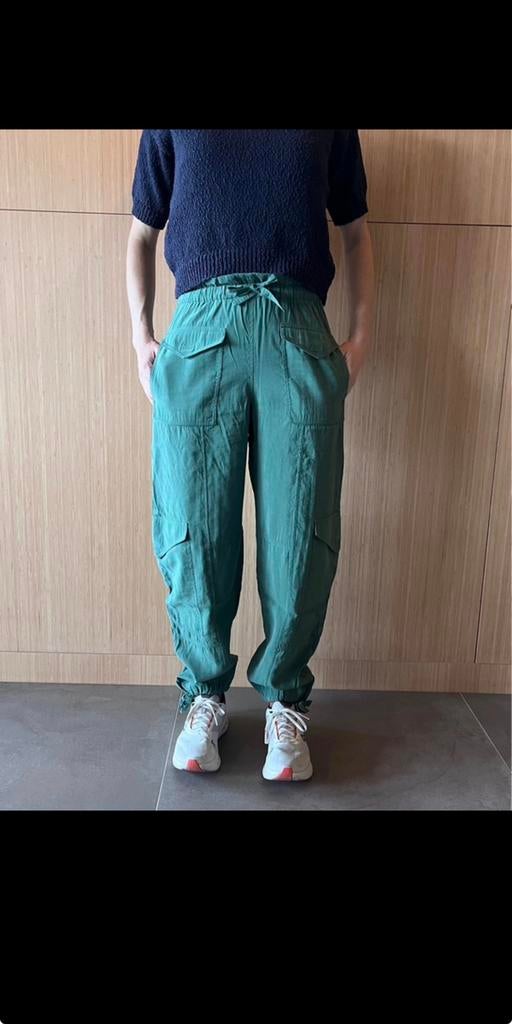 Broek cargo model van Ganni maat XS, Ophalen of Verzenden, Zo goed als nieuw, Maat 34 (XS) of kleiner, Lang