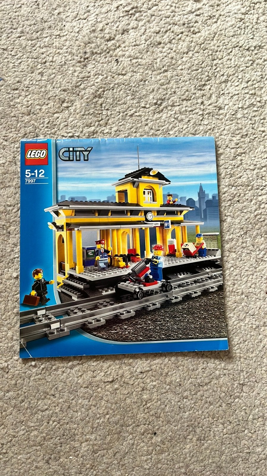 LEGO Treinstation bouwtekening nr. 7997, Ophalen of Verzenden, Gebruikt, Lego