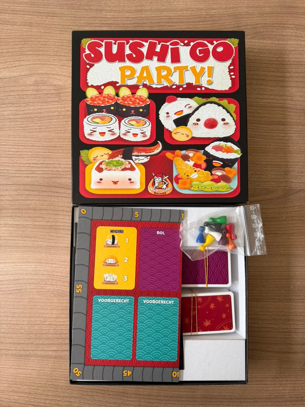 Sushi go party spel, Hobby en Vrije tijd, Gezelschapsspellen | Bordspellen, Verzenden, Nieuw