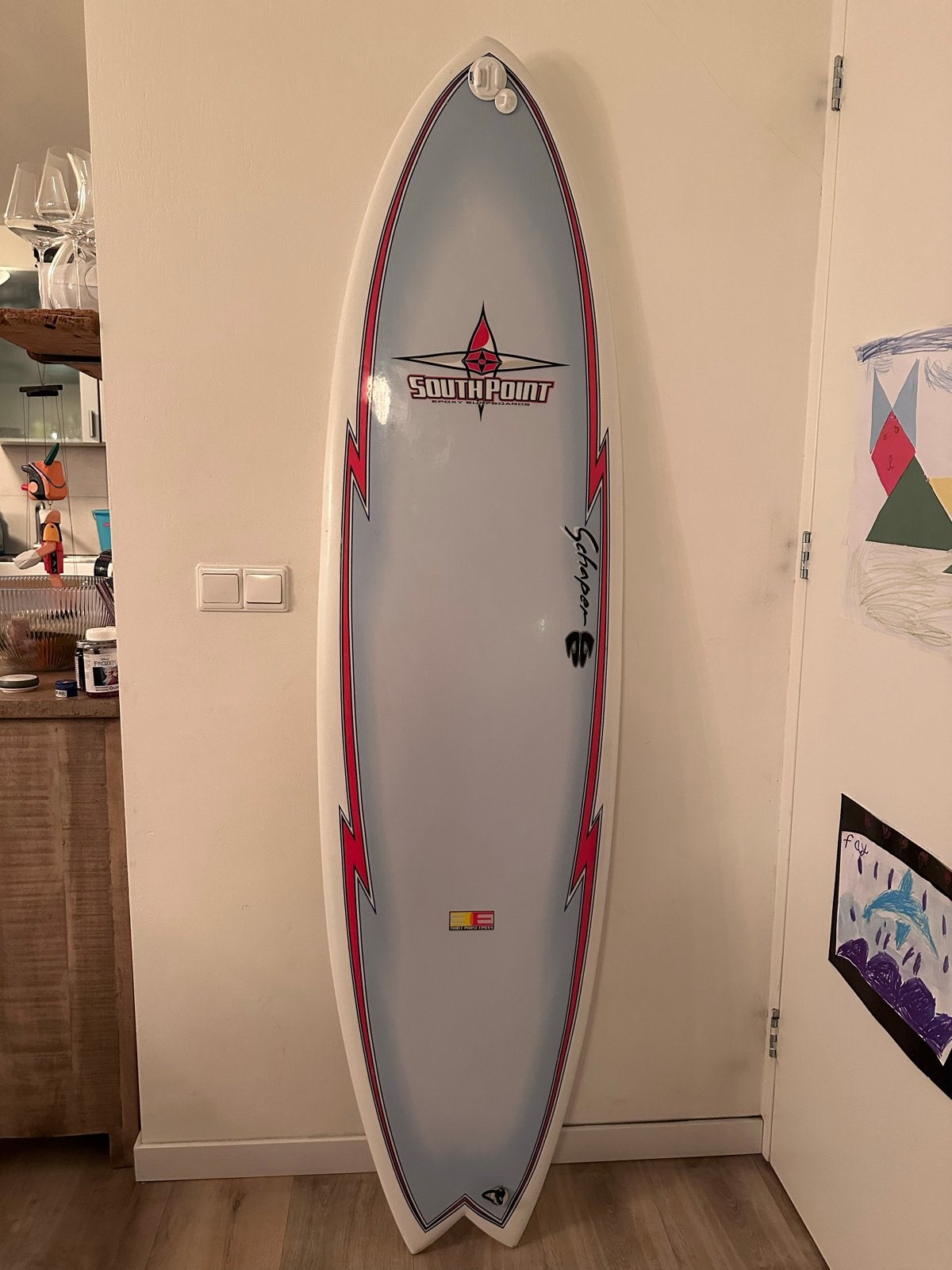 Surfboard - Southpoint Epoxy 6’6” Thruster, Watersport en Boten, Golfsurfen, Ophalen, Gebruikt, Shortboard