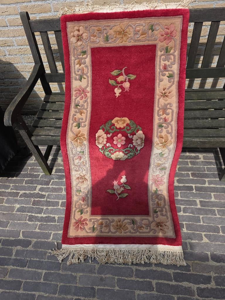 Chinees handgeknoopt kleed, Ophalen, 100 tot 150 cm, Zo goed als nieuw, 150 tot 200 cm
