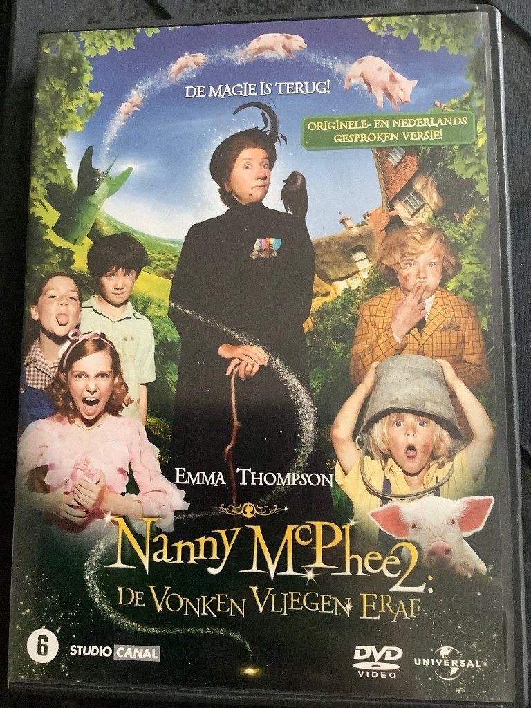 Nanny McPhee 2 De Vonken Vliegen Eraf dvd, Overige genres, Ophalen of Verzenden, Zo goed als nieuw, Vanaf 6 jaar