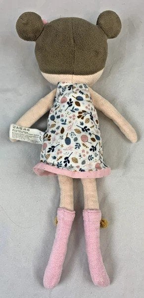 Little Dutch Knuffel pop Rosa 35cm bruin haar roze jurkje, Coolsingel 104, 3011 AG Rotterdam, Netherlands, Little Dutch, Overige typen