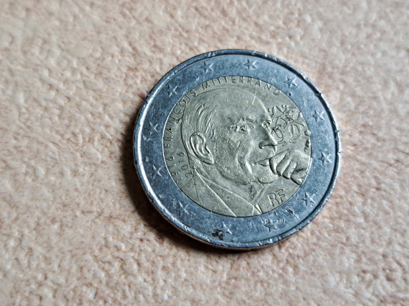 2 euro cc Frankrijk François Mitterrand 2016, Ophalen of Verzenden, Frankrijk, 2 euro