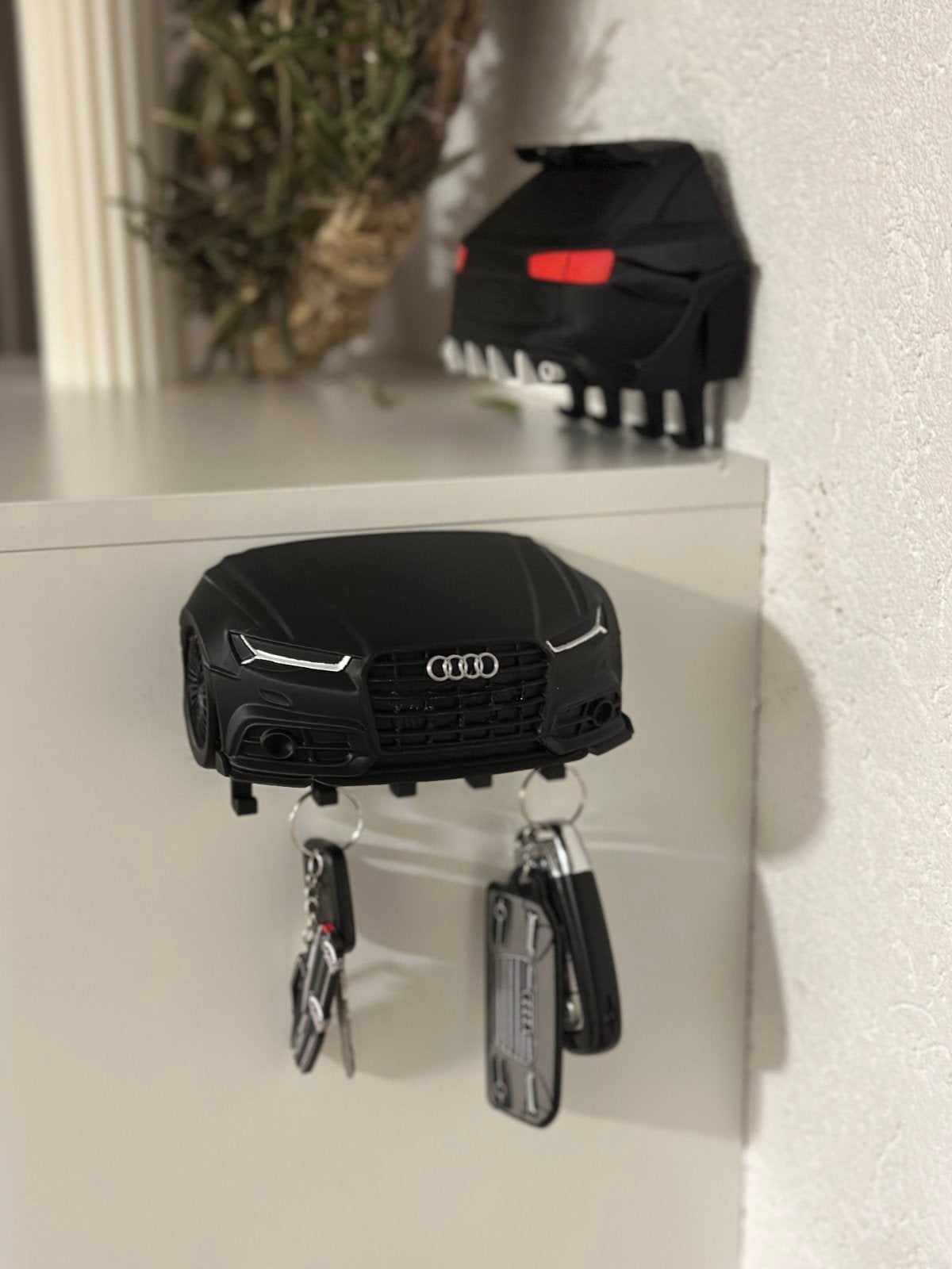 Audi sleutelhouder - 3D geprint, Zwart, Nieuw, Kunststof, Ophalen of Verzenden
