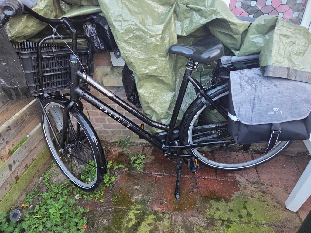 Zo goed als nieuwe Gazelle fiets met bon en mandje en tas, Fietsen en Brommers, Fietsen | Dames | Damesfietsen, Ophalen, 53 tot 56 cm
