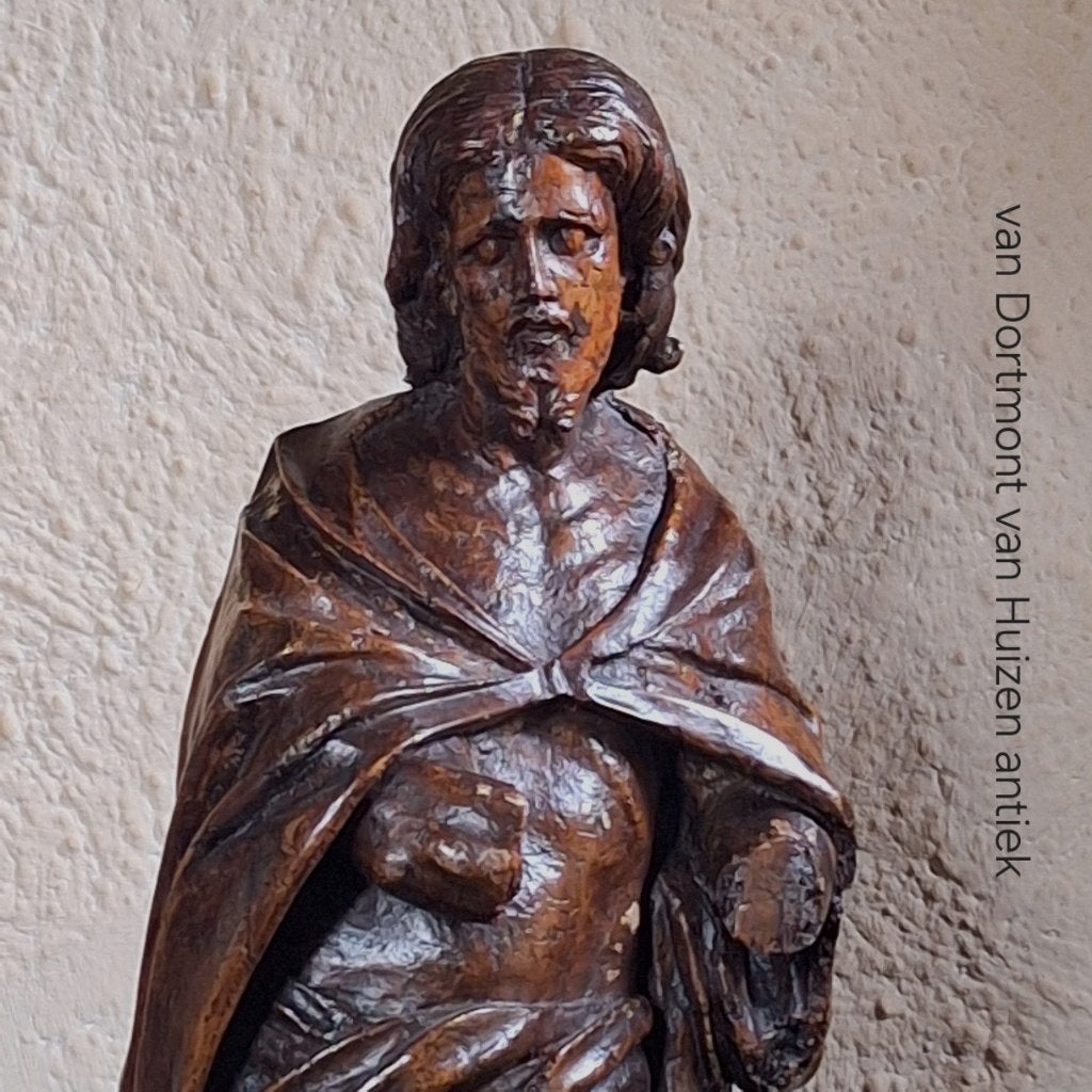 16e eeuwse Sculpture Christus., Ophalen of Verzenden, Hout, Beeld, Religie