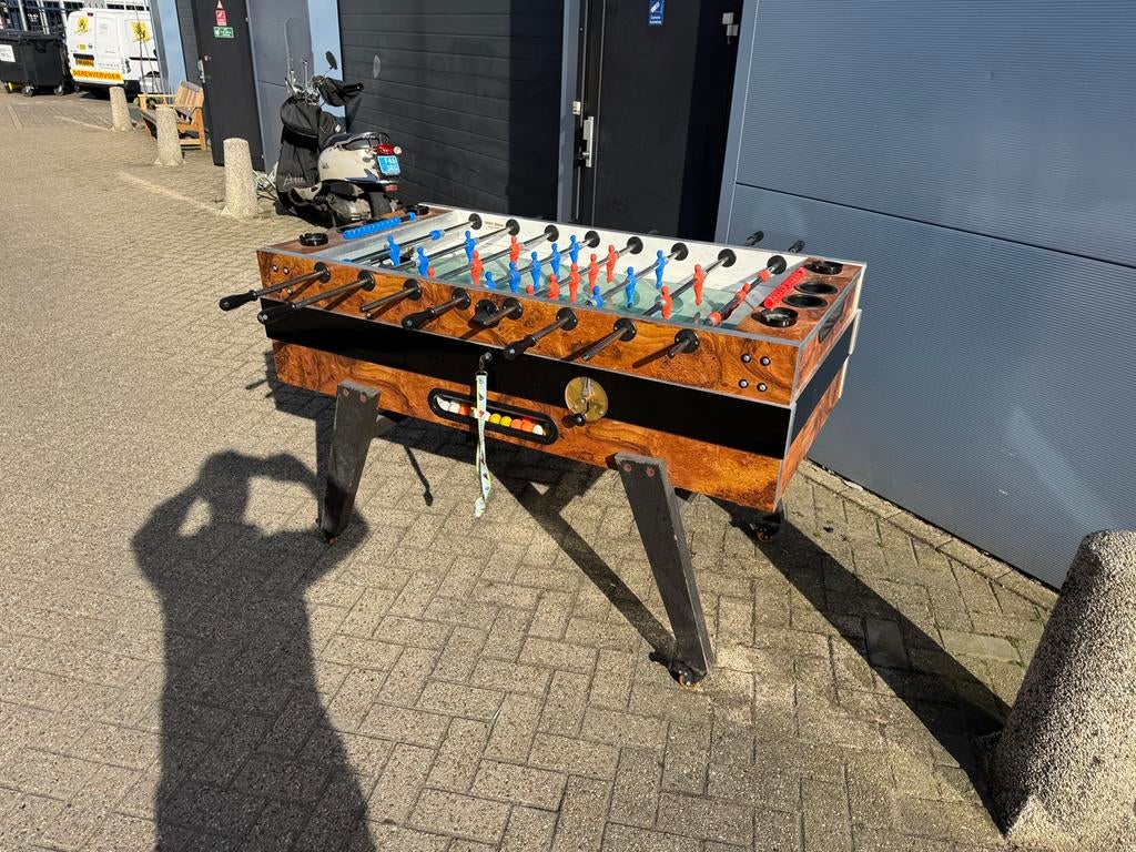 Garlando Olympic voetbaltafel met munt inworp, Ophalen, Gebruikt