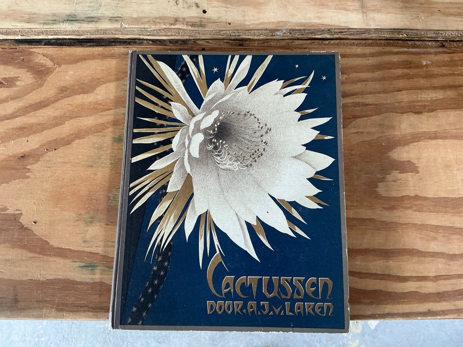 Cactussen - Door A.J.M. Laken - Oud boek over cactussen, Ophalen of Verzenden, Gelezen, Bloemen, Planten en Bomen