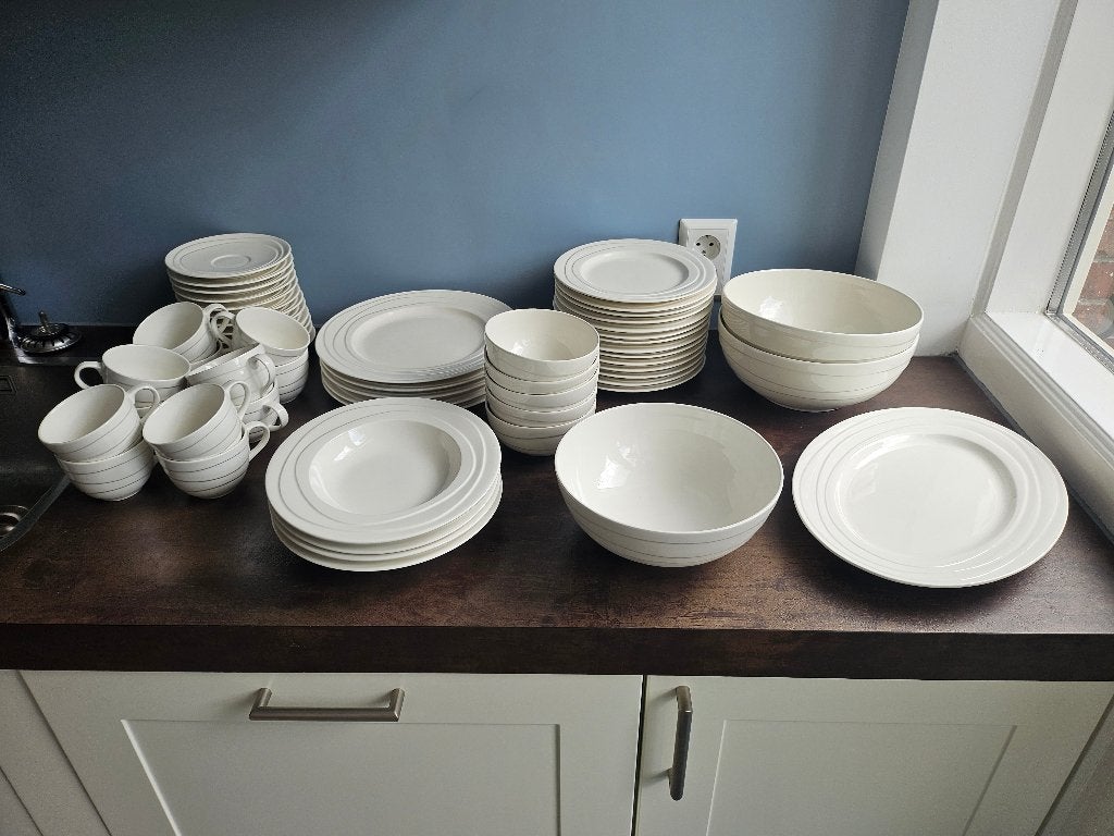 Servies Waves Jamie Oliver - borden kop en schotels schalen, Overige merken, Nieuw, Ophalen of Verzenden, Overige stijlen