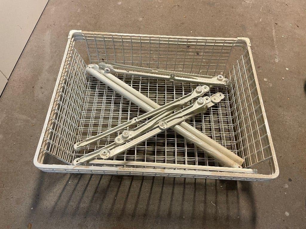 ikea 3x draad mand komplement  75x58 1x roede 75cm, Ophalen, Zo goed als nieuw