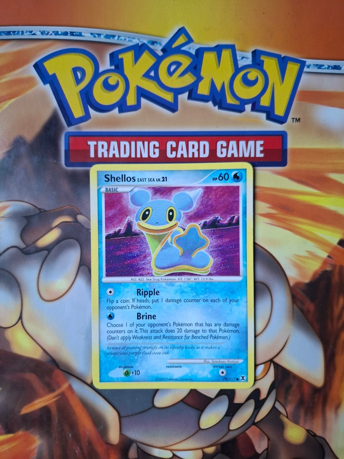 Shellos east sea 79/111 Platinum Rising Rivals pokemon kaart, Ophalen of Verzenden, Zo goed als nieuw, Losse kaart