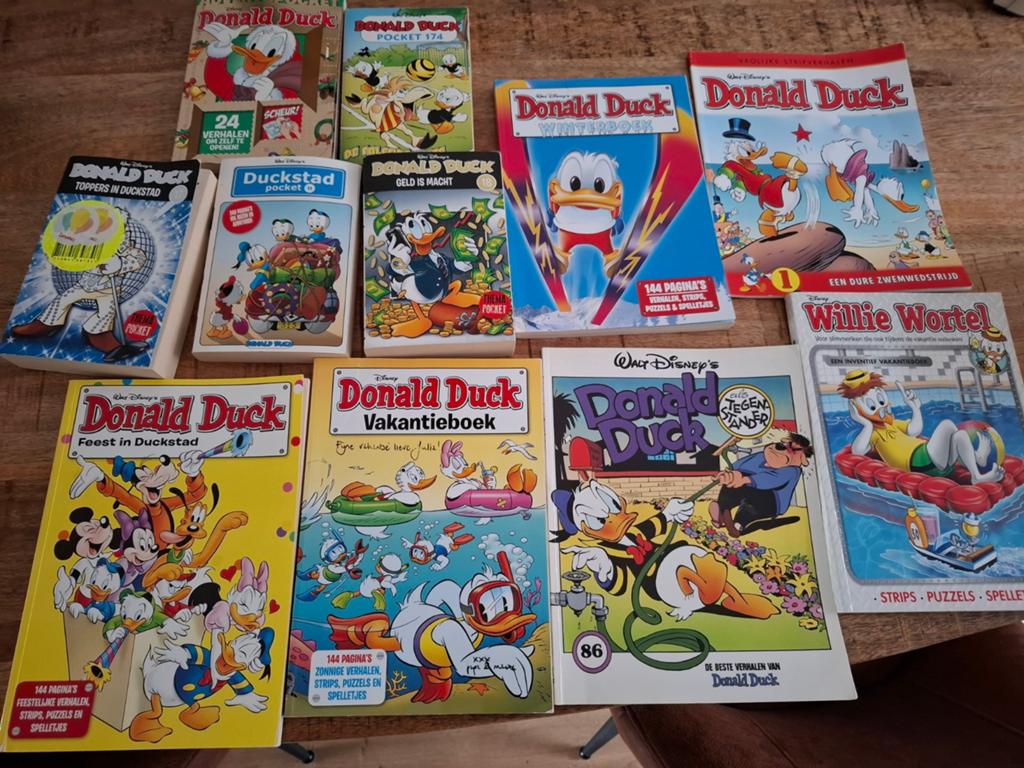 Donald Duck stripboeken/pockets, Boeken, Stripboeken, Meerdere stripboeken, Ophalen, Gelezen