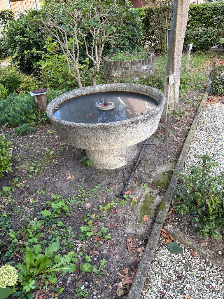 Granieten waterbak, Ophalen, Gebruikt
