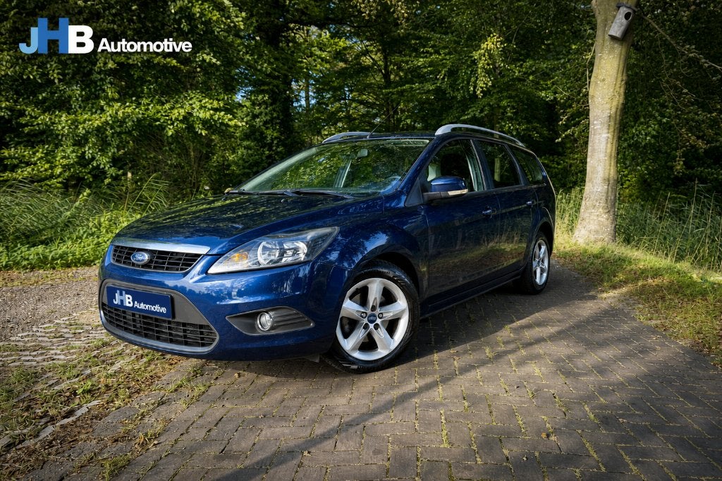 Ford Focus 1.6 16V 100PK 2011 Blauw, Auto's, 1596 cc, Zwart, 4 cilinders, 100 pk