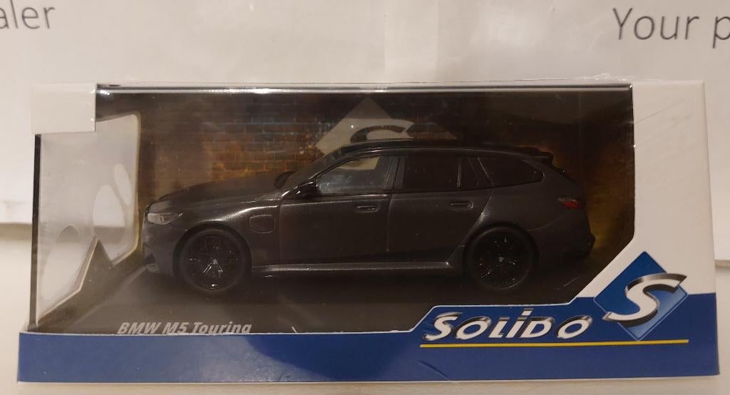 Solido 1:43 BMW M5 Touring (G99) 2024 frozen deep grey, Hobby en Vrije tijd, Modelauto's | 1:43, Ophalen of Verzenden, Nieuw, Auto