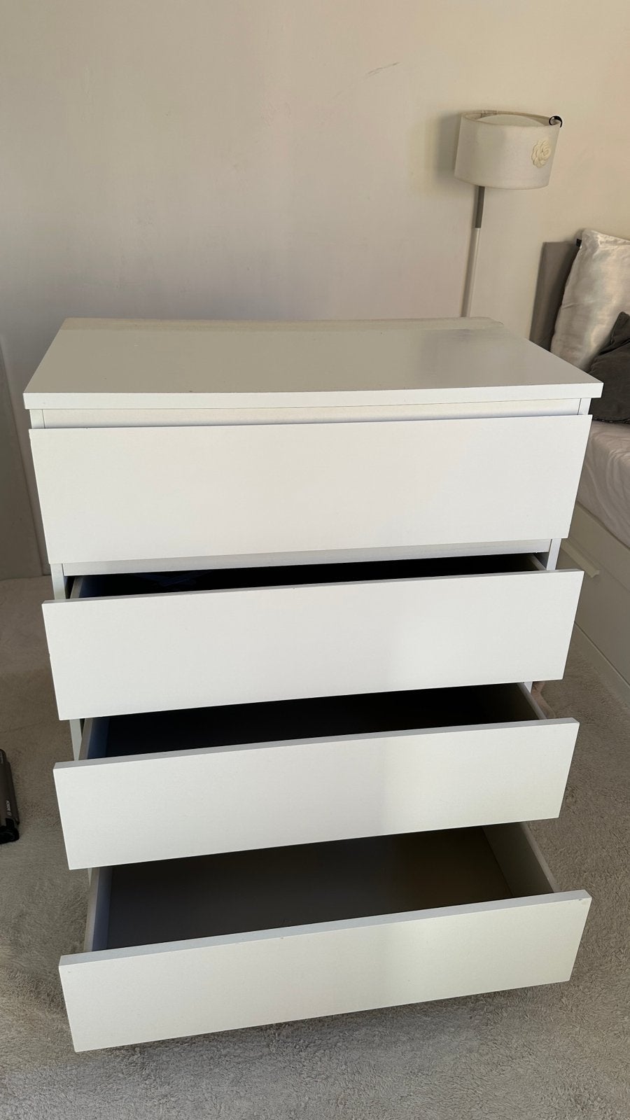 IKEA Malm ladekast, Huis en Inrichting, Ophalen, 50 tot 100 cm, Zo goed als nieuw, 3 of 4 laden